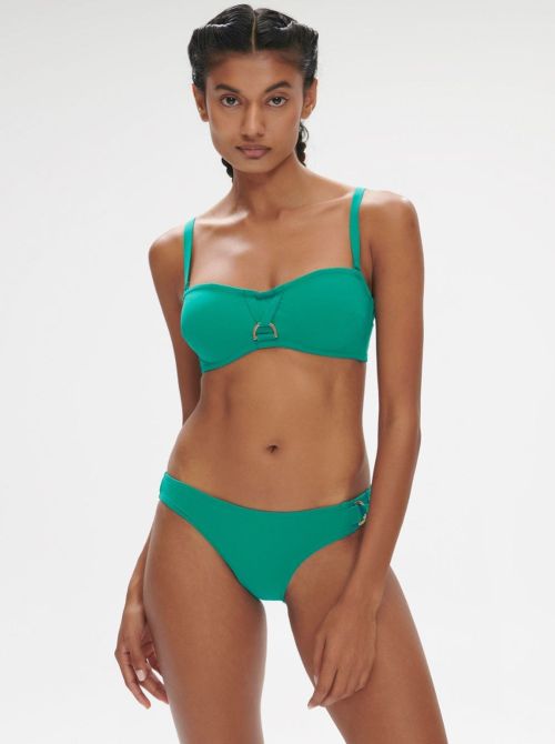 Palmeraie bikini briefs, green SIMONE PERELE BEACHWEAR