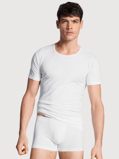 Pure & Style 14886 T-Shirt, bianco CALIDA
