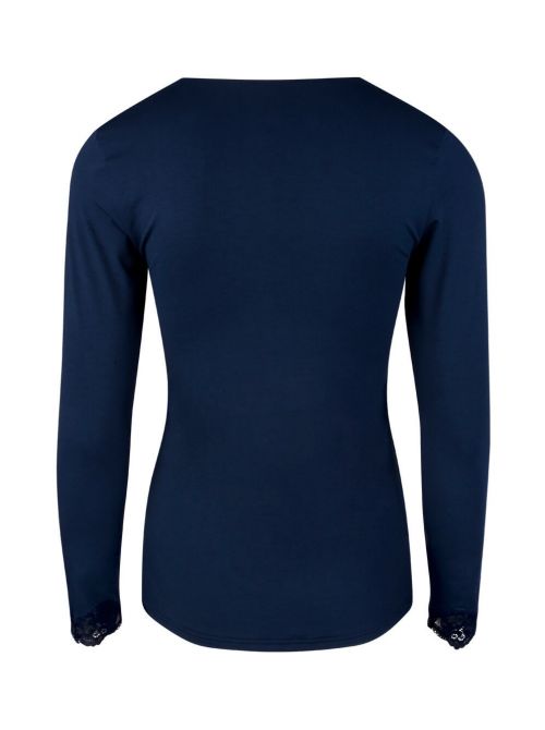Simply Perfect T-shirt a manica lunga, bleu marine