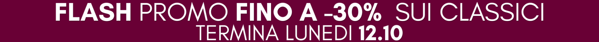 PROMOZIONE FINO AL 12 OTTOBRE