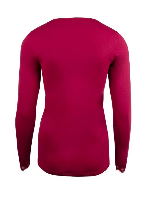 Simply Perfect Long sleeve t-shirt, tressage pourpre