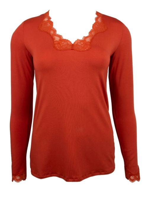 Simply Perfect Long sleeve t-shirt, orange