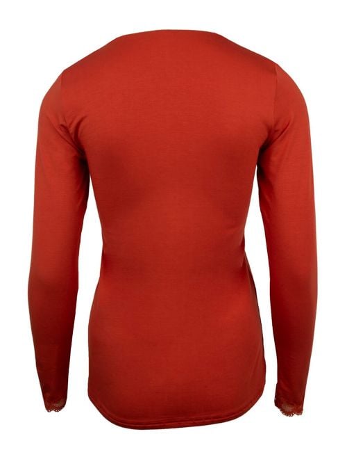 Simply Perfect Long sleeve t-shirt, orange ANTIGEL