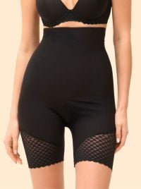 Subtile Panty modellante a vita alta, nero
