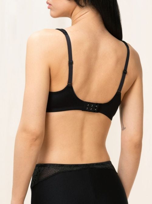 Modern Lace+Cotton N, reggiseno senza ferretto, nero