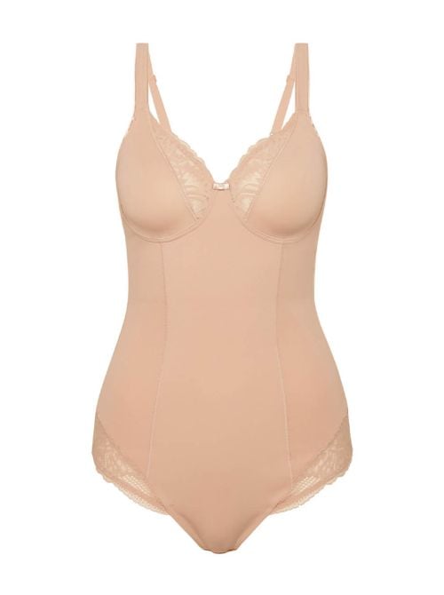 Modern Lace+Cotton BS, body senza ferretto, nudo