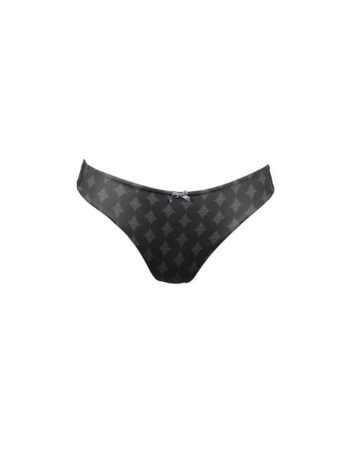 Mila 1396  thong, grey
