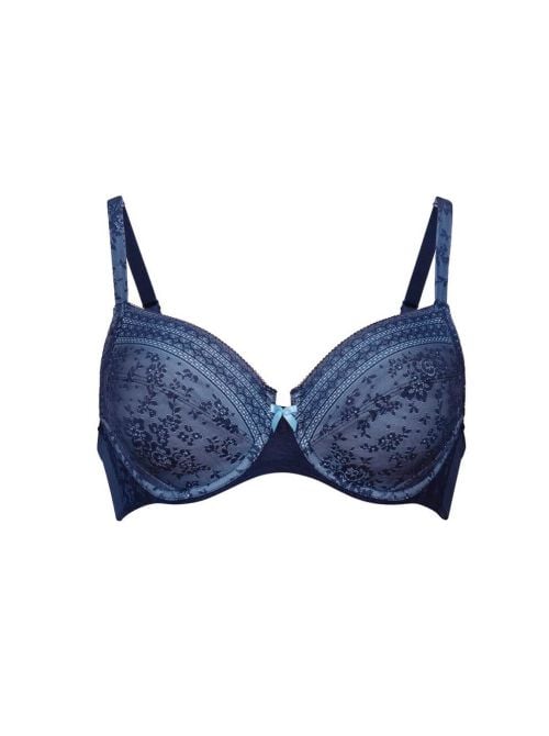 Fleur Reggiseno con ferretto, blu mare