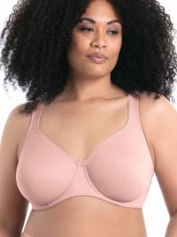 Twin 5490 Seamless Underwire Bra, rosewood