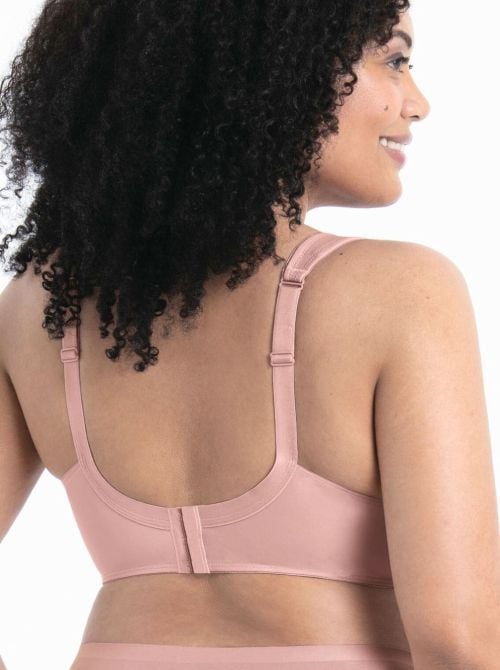 Twin 5490 Reggiseno microfibra con ferretto, rosewood