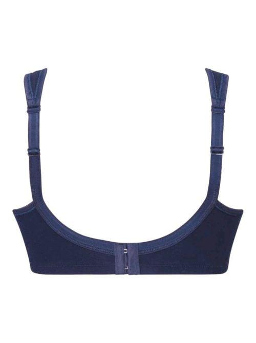 Jana reggiseno in cotone senza ferretto, blu mare