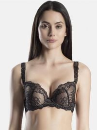 Danse Des Sens Reggiseno push up con ferretto, nero