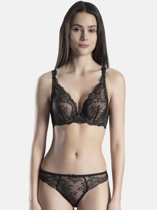 Danse Des Sens Reggiseno triangolo con ferretto, nero
