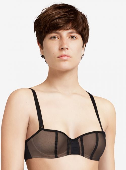 Accent reggiseno a fascia con ferretto, nero