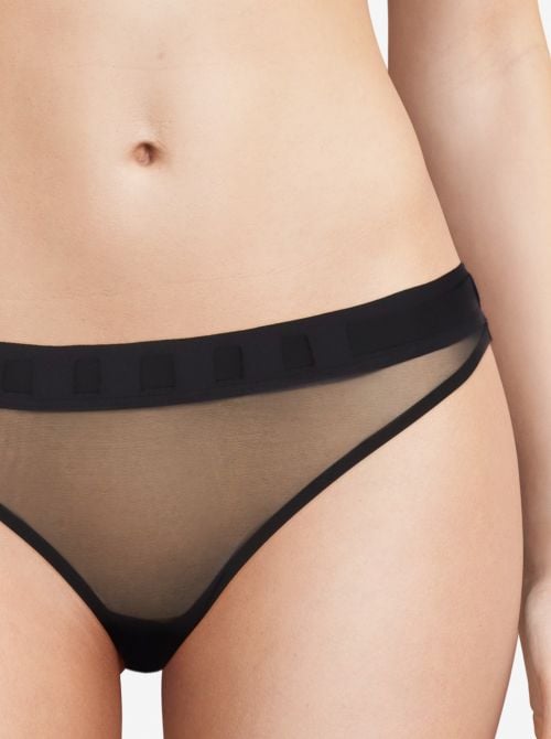 Accent briefs, black CHANTAL THOMASS