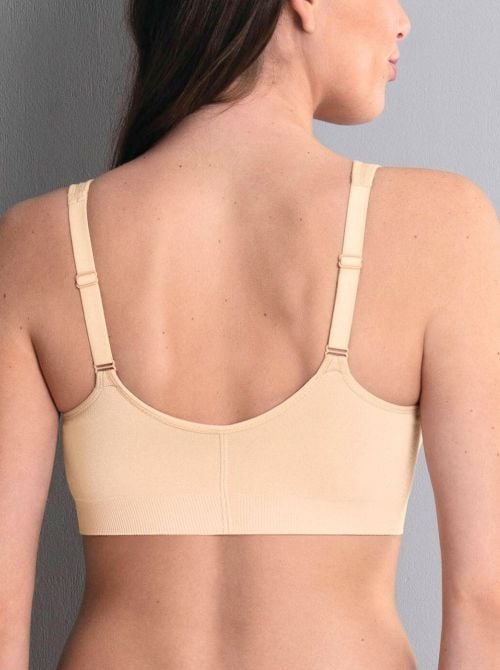 Lynn prosthetic bra with front closure, desert