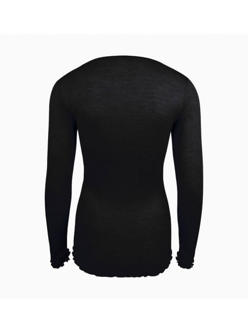 Sensualité Douceur T-shirt a manica lunga, nero