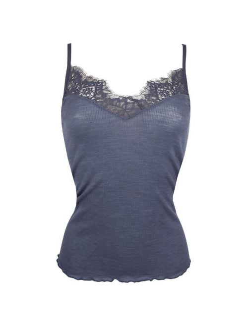 Sensualité Douceur tank top with thin straps, gris venise