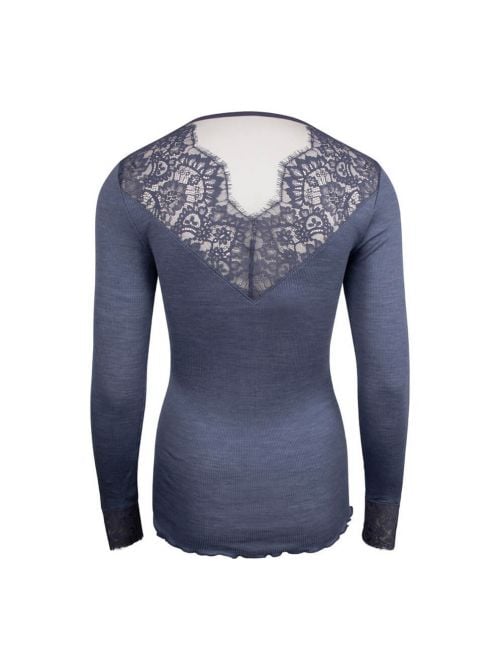 Sensualité Douceur Long sleeve t-shirt, gris venise LISE CHARMEL