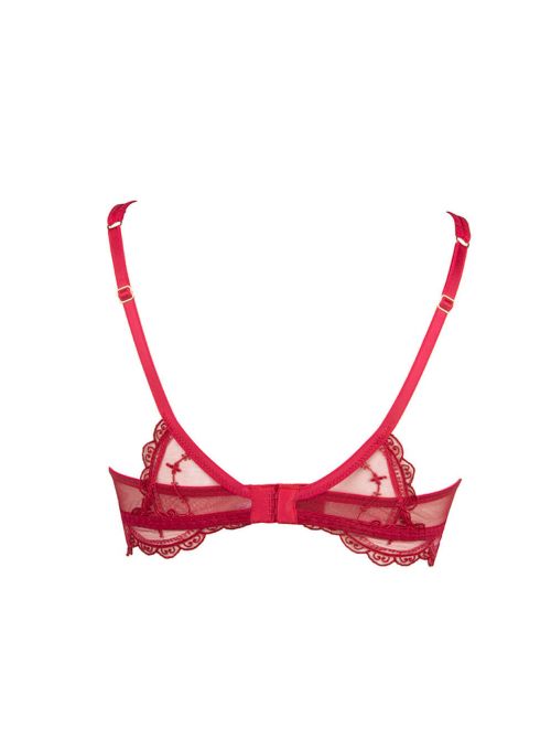 Tellement Glamor underwire bra, so rubis