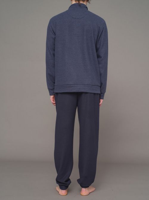 Tuta mezza zip Cinisello, blu