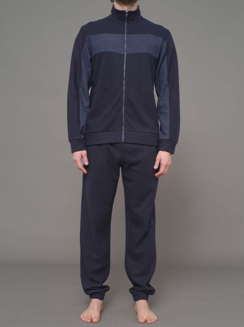 Tuta con zip Cinisello, blu JULIPET