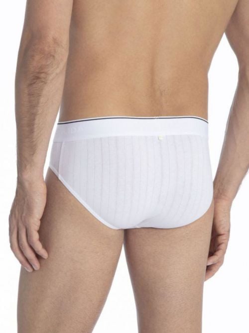 Pure & Striped 21217 - 21267 briefs drop needle, white CALIDA