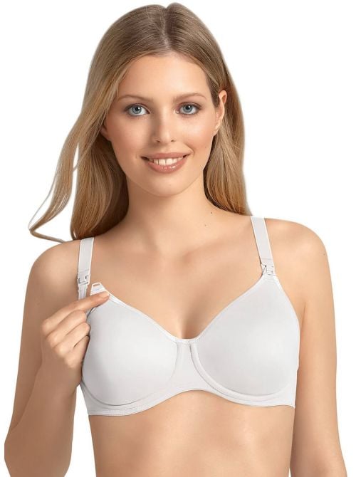 5068 Reggiseno per allattamento con ferretto, bianco