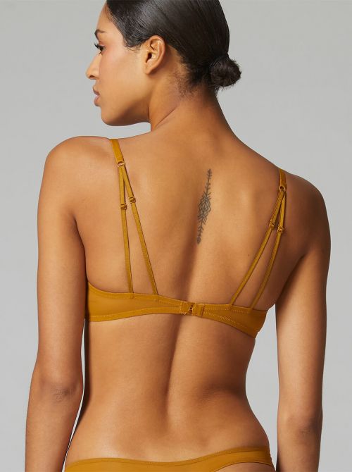 Marguerite wired free bra, pretty gold