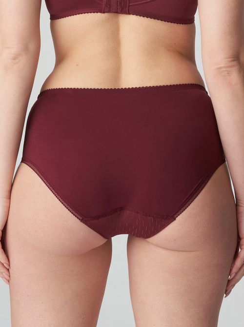 Orlando Slip a vita alta, deep cherry
