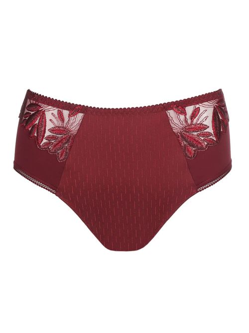 Orlando Slip a vita alta, deep cherry