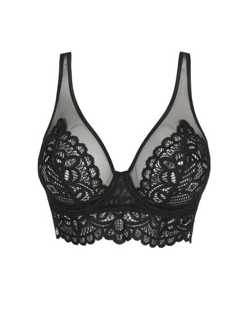 First Night Bralette con ferretto, nero