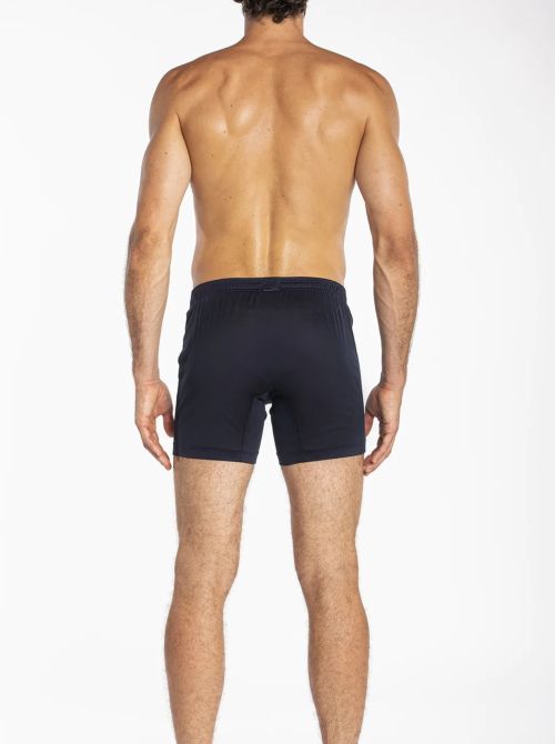 Importy - Boxer Parigamba in Filo di Scozia 100/2 super raffinato con bottoni, blu