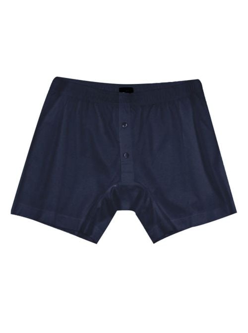 Importy - Boxer Parigamba in Filo di Scozia 100/2 super raffinato con bottoni, blu