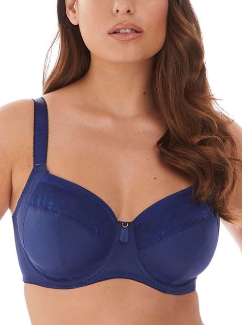 Illusion Underwired Side Support Bra, navy FANTASIE