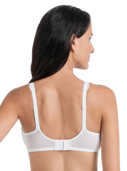 Selma 5636 wired free padded bra, white