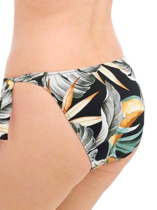Bamboo Grove Jet Slip per Bikini con laccetti