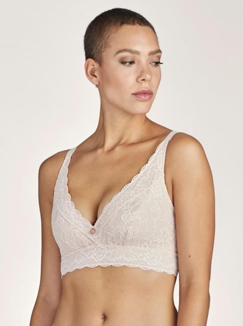 Rosessence triangle bra, nude