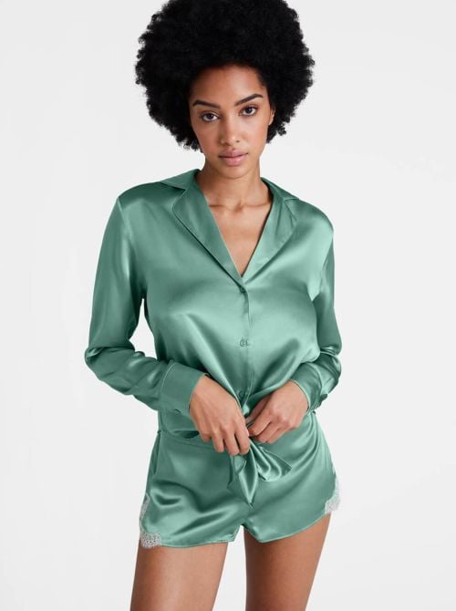 Toi mon Amour blouse, green