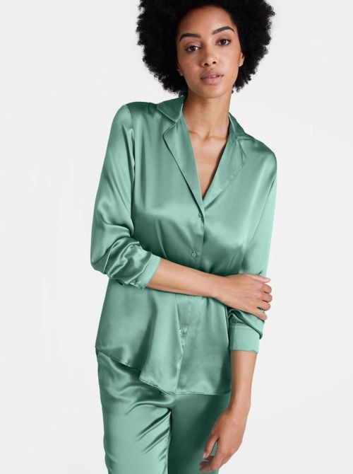 Toi mon Amour blouse, green