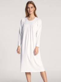 Soft Cotton Nightshirt Camicia da notte lunga, bianco