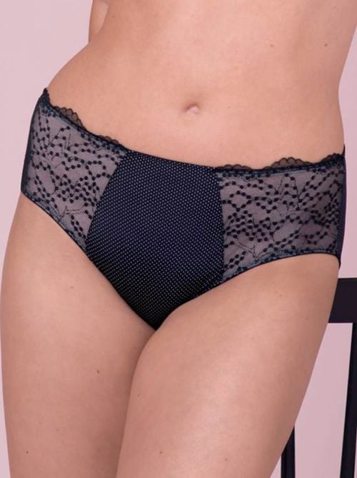 1382 Orely high briefs, black ANITA