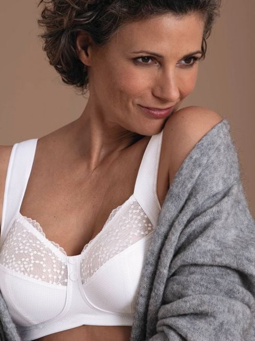 Orely reggiseno senza ferretto, bianco