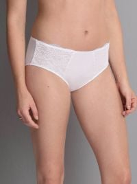 Orely slip a vita alta, bianco