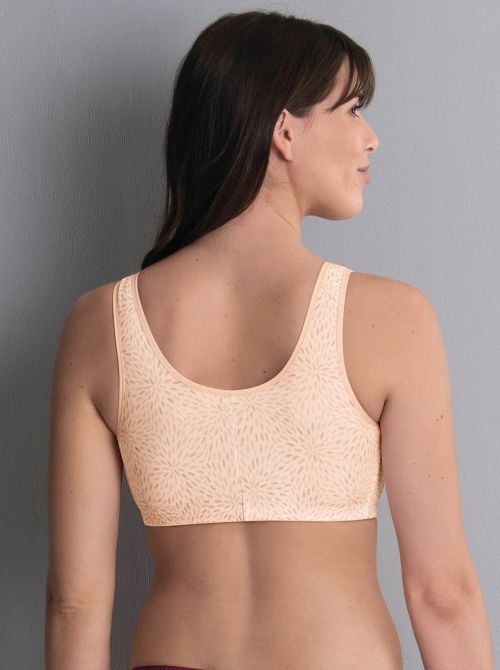 Hazel reggiseno in Cotone per protesi con chiusura anteriore, rosa