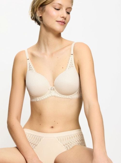 Aura Spotlight Whp reggiseno imbottito con ferretto, crema