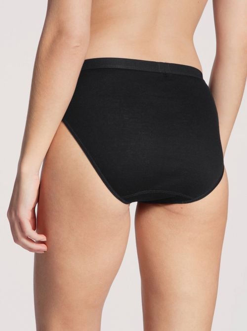 23102 Light - Slip in cotone mercerizzato, nero