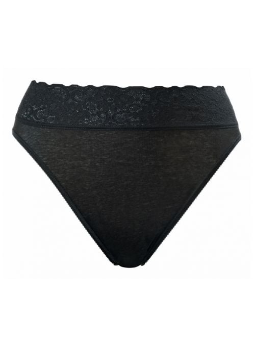 21901 Lycraspitze Slip fianco medio, nero