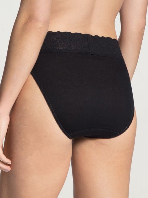 21901 Lycraspitze Slip fianco medio, nero