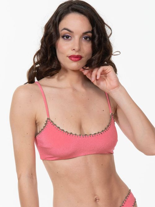 Linosa Top per bikini senza ferretto, oleandro Valery prestige